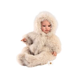 Llorens 74504 NEW BORN realistická bábika bábätko so zvukmi a mäkkým látkovým telom 45 cm