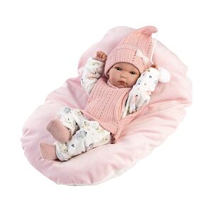 Llorens 63504 NEW BORN dievčatko realistická bábika bábätko s celovinylovým telom 35 cm