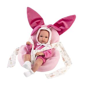 Llorens 63506 NEW BORN dievčatko, realistická bábika bábätko s celovinylovým telom 35 cm