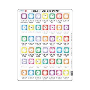 Dino Hodiny EDU Puzzle 42 dielikov