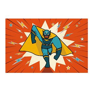 DJECO Pozvánky na oslavu Superhero