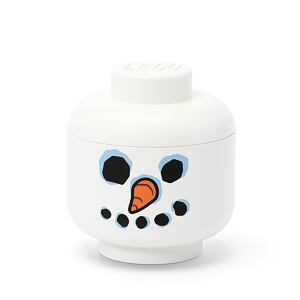 LEGO Aufbewahrungskopf (Mini) - Schneemann