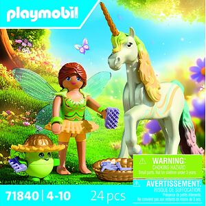 Playmobil Sběratelský jednorožec Duhová květina s vílou