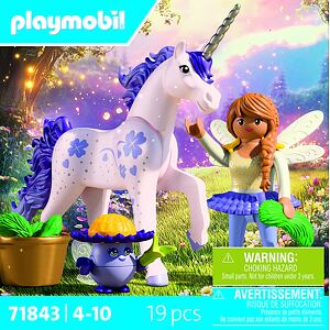 Playmobil Sběratelský jednorožec Šťastná levandule s vílou