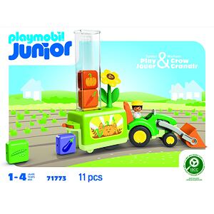 Playmobil Junior: Traktor se sázecím zařízením