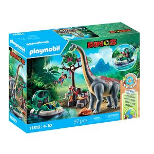 Playmobil Brachiosaurus a vznášadlo