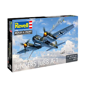 Revell Plastic ModelKit lietadlo 04972 - Junkers Ju88 A-1 Battle of Britain (1:72)