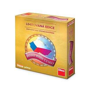 Dino Máme rádi Česko Limitovaná edice Rodinná hra