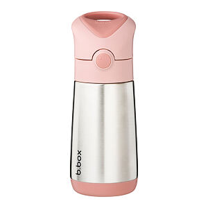 b.box Termoska na pití s brčkem 350 ml - blush crush