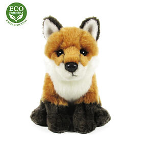 Rappa Plyšová líška sediaca 18 cm ECO-FRIENDLY