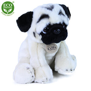 Rappa Plyšový pes mops 28 cm ECO-FRIENDLY