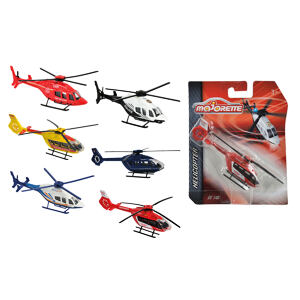 Majorette Vrtulník kovový 13 cm, 6 druhů