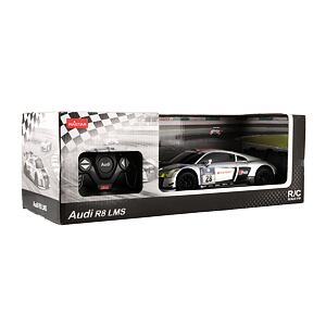 Rastar Auto RC Audi R8 plast 28cm strieborné