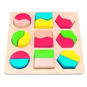 Woody Destička s geometrickými tvary