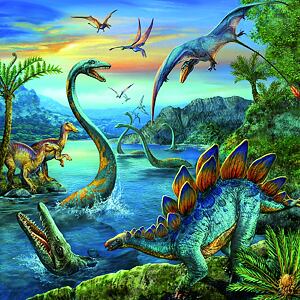 Ravensburger Fascinácia – dinosaury Puzzle 3x49 dielikov