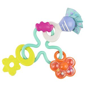 Playgro Chrastítko s kousátky, pastelové
