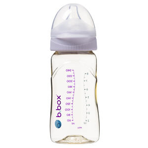 b.box Antikoliková kojenecká láhev 240 ml - růžová