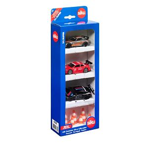 SIKU Super - Set Rennwagen mit Kegeln, 3-tlg