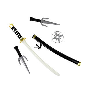 Rappa Ninja set s dýkami a hvězdicí