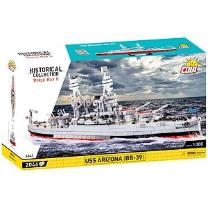 Cobi 4843 Bitevní loď USS Arizona BB-39