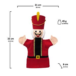 Moravská ústředna Louskáček 33cm, maňásek