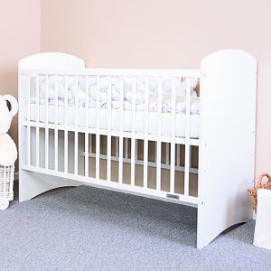 Detská postieľka New Baby LEO biela