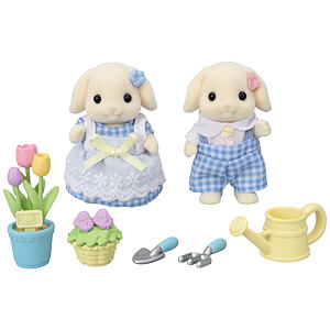 Sylvanian Families Kvetinový set a súrodenci Flora králikov