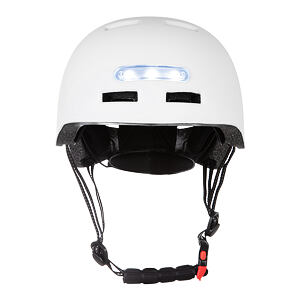 BLUETOUCH Bezpečnostní helma bílá s LED - M