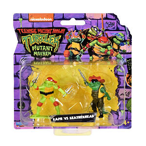Orbico Teenage Mutant Ninja Turtles - Minifigurky želvy NINGA, 2 ks v balení, Raph vs Leatherhead