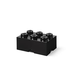 LEGO úložný box 6 - čierna