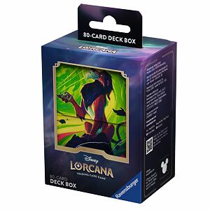 Ravensburger Disney Lorcana: Azurite Sea - Deck Box Scar - Vengeful Lion from The Lion King