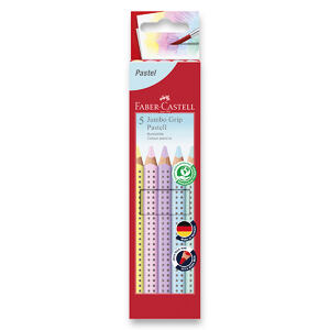 FABER-CASTELL Pastelky  Jumbo Grip Pastel 5 barev