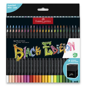 FABER-CASTELL Pastelky Black Edition 50 barev