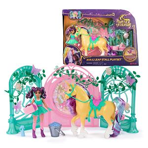 Spin Master Unicorn Academy Kleiner Stall mit farbwechselndem Einhorn