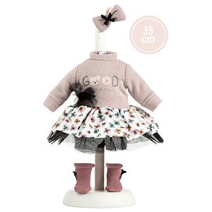 Llorens P535-49 Obleček pre bábiku veľkosti 35 cm s doplnkami