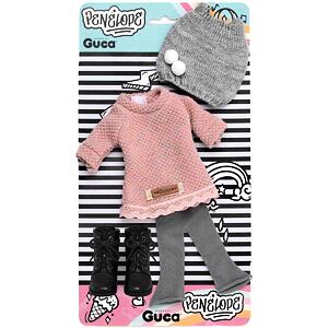 Guca P860 Obleček pre bábiku PENELOPE veľkosti 34 cm s topánočkami