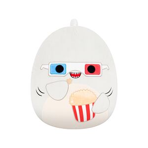 SQUISHMALLOWS Šedý žralok s popcornem - Gordon, 35 cm