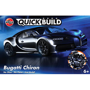 Airfix Quick Build auto J6025 - Bugatti Chiron - Black