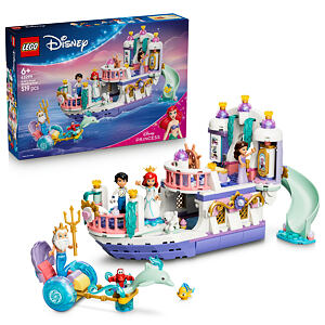 LEGO® │ Disney 43299 Arielina loď a kráľovská svadba