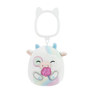 SQUISHMALLOWS Klíčenka Kráva s cukrovou vatou - Belozi