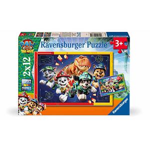 Ravensburger Patrula Cățelușilor: Puzzle cu dinozauri, 2x12 piese