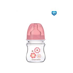 CANPOL BABIES Láhev se širokým hrdlem NEWBORN BABY 120ml béžová