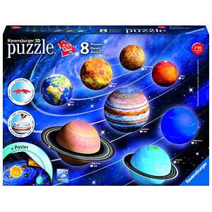 Ravensburger Planetárna sústava 3D Puzzle 522 dielikov