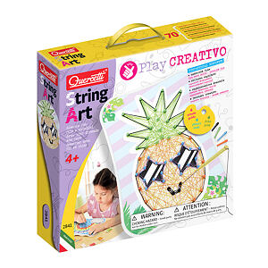 Quercetti Play Creativo String Art Fancy – kreslenie pomocou nití a kolíčkov