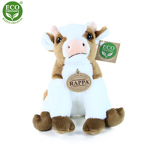 Rappa Plyšová kráva 18 cm ECO-FRIENDLY