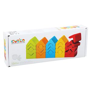 Cubika Sada 5 veží LD-13 - drevená skladačka 25 dielov