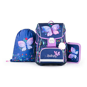 Set 3dielny PREMIUM - Motýľ