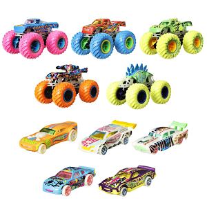 Mattel Hot Wheels Monster Trucks Svítící ve tmě angličák & truck, více druhů