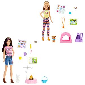 Mattel Barbie Dha Kempující sestra se zvířátkem, více druhů