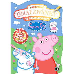 JIRI MODELS Tvarované omalovánky/ Peppa